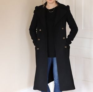 Zara Black Vintage Dresscoat
